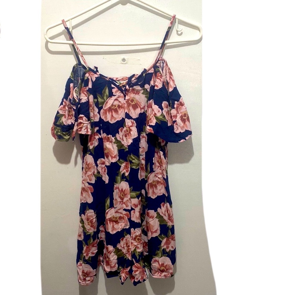 Forever 21 contemporary strap off shoulder romper